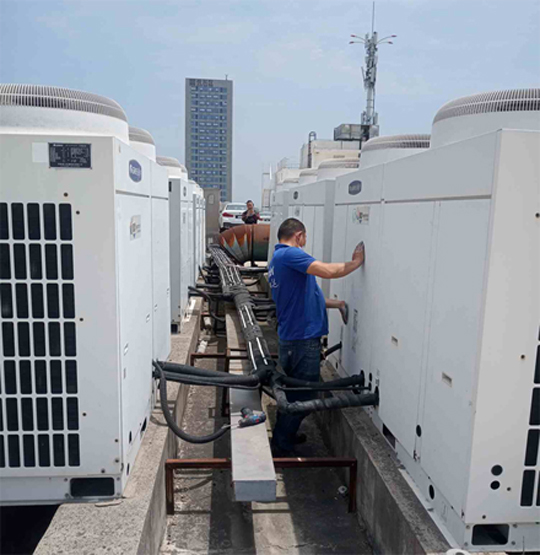 省直辖中央空调制热和不制冷系统维修方法